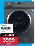 Midea 6Kg Front Loader Washing Machine MF100W60T