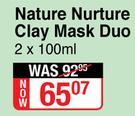 Good Stuff Nature Nurture Clay Mask Duo-2 x 100ml