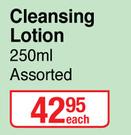 Nature's Nourishment Cleansing Lotion (Assorted)-250ml Each