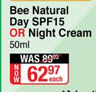 Good Stuff Bee Natural Day SPF15 Or Night Cream-50ml Each