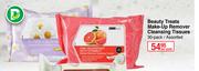 Beauty Treats Make-Up Remover Cleansing Tissues 30 Pack (Assorted)-Per pack