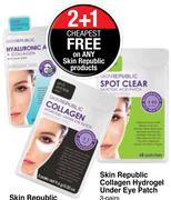 Skin Republic Hyaluronic Acid + Collagen Face Mask Sheet-25ml Each