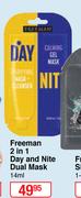 Freeman 2 In 1 Day & Nite Dual Mask-14ml