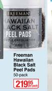 Freeman Hawaiian Black Salt Peel Pads 50 Pack-Per Pack