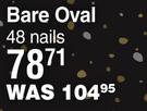 Elegant Touch Bare Oval 48 Nails