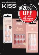 Kiss Impress Colour Press On Manicure 30 Nails Assorted