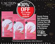 L'Action Quick Fixing Nail Repairer Or Nourishing Cuticle Pen Or Strengthening Nail Contour&Hardener