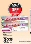StaminoGro Kids 10 Effervescent Tablets-Each
