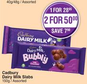 Cadbury Dairy Milk Slabs Assorted-For 2 x 150g