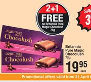Britannia Pure Magic Chocolush-75g Each