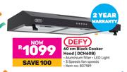 Defy 60cm Black Cooker Hood DCH60B