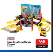 Motor Max Speedway Stunt Garage Playset-Each