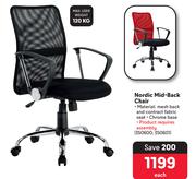 Nordic Mid Back Chair