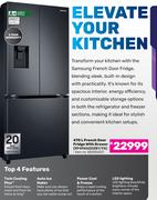 Samsung French Door Fridge With Drawer RF49A5202B1/FA-470Ltr