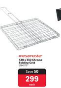 Megamaster 430 x 330 Chrome Folding Grid