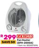 Goldair Fan Heater GFH-2000A