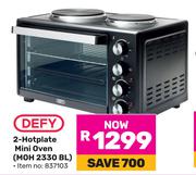 Defy 2 Hotplate Mini Oven MOH 2330 BL