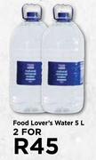 Food Lover's Water-For 2 x 5L