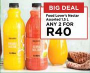 Food Lover's Nectar Assorted-For Any 2 x 1.5L