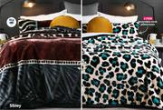 Sibley 2 Ply 3Kg Reversible Mink Blanket (Queen Only)