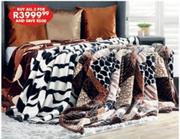 Mzansi 2 Ply 6Kg Blanket (Brown/Zebra/Animal)