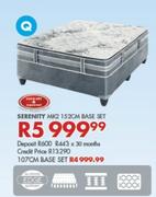 Serenity MK2 107cm Base Set