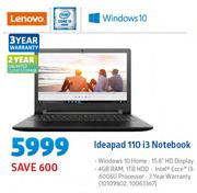 Lenovo Ideapad 110 i3 Notebook