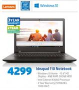 Lenovo Ideapad 110 Notebook