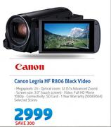 Canon Legria HF R806 Black Video