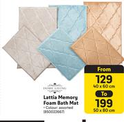 Home Lattia Memory Foam Bath Mat