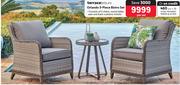 Terrace Leisure Orlando 3-Piece Bistro Set 410392-Per Set