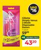 Gillette Simply Venus 2-Blade Disposable Razors 7 Pack