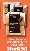 Food Lover's Signature Rusks Assorted-For 3