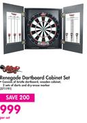 Renegade Dartboard Cabinet Set-Per Set