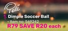 Peli Dimple Soccer Ball-Each