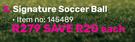 Peli Signature Soccer Ball-Each