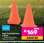 Sondico High Training Cones 6 Pack