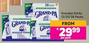 Grandpa Sticks 12/25/38 Packs- Per Pack