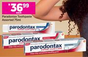 Paradontax Toothpaste Assorted-75ml Each