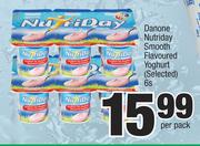 Danone Nutriday Smooth Flavoured Yoghurt (Selected)-6's Per Pack