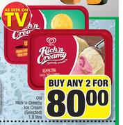 Ola Rich 'n Creamy Ice Cream (Selected)-For Any 2 x 1.8Ltr