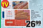 Spar Butcher's Best Viennas (Red Or Smoked Excl. Chilli, Cheese Or Chicken)-500g Per Pack