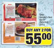 Spar Butcher's Best Bacon (Selected)-For Any 2 x 200g