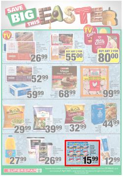 SUPERSPAR EASTERN CAPE (23 March - 5 April 2021) Valid in Gqeberha, East London, Knysna, George, Jeffrey's Bay, ST Francis Bay, Port Alfred, Plettenberg Bay, Uitenhage, Queenstown & Sedgefield, page 9