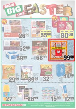 SUPERSPAR EASTERN CAPE (23 March - 5 April 2021) Valid in Gqeberha, East London, Knysna, George, Jeffrey's Bay, ST Francis Bay, Port Alfred, Plettenberg Bay, Uitenhage, Queenstown & Sedgefield, page 9
