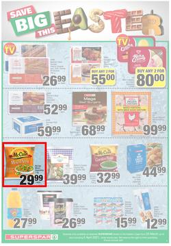 SUPERSPAR EASTERN CAPE (23 March - 5 April 2021) Valid in Gqeberha, East London, Knysna, George, Jeffrey's Bay, ST Francis Bay, Port Alfred, Plettenberg Bay, Uitenhage, Queenstown & Sedgefield, page 9