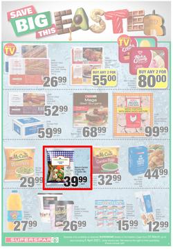 SUPERSPAR EASTERN CAPE (23 March - 5 April 2021) Valid in Gqeberha, East London, Knysna, George, Jeffrey's Bay, ST Francis Bay, Port Alfred, Plettenberg Bay, Uitenhage, Queenstown & Sedgefield, page 9