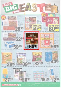SUPERSPAR EASTERN CAPE (23 March - 5 April 2021) Valid in Gqeberha, East London, Knysna, George, Jeffrey's Bay, ST Francis Bay, Port Alfred, Plettenberg Bay, Uitenhage, Queenstown & Sedgefield, page 9