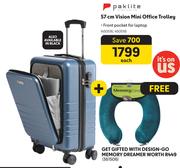 Paklite 57cm Vision Mini Office Trolley-Each