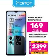 Honor X5 Plus Smartphone-On Red Flexi 140